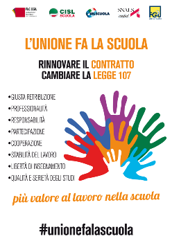 manifesto l'unione fa la scuola def